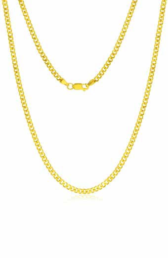 14k Gold Fill 20-Inch Cuban Chain Necklace