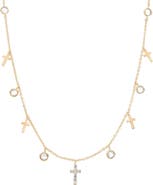 Bearfruit Jewelry 14k Gold Plated Anela Cross Necklace Faith-Inspired Jewelry Daily Wearl