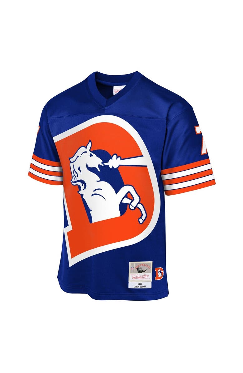 Mitchell & Ness Youth Mitchell & Ness John Elway Royal Denver Broncos 1998 Throwback Fashion Jersey, Alternate, color, Royal