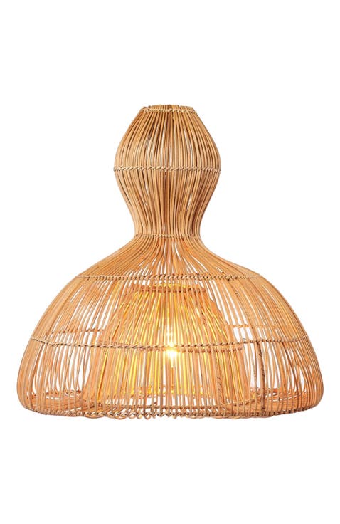 Aura Rattan Ceiling Pendant Light
