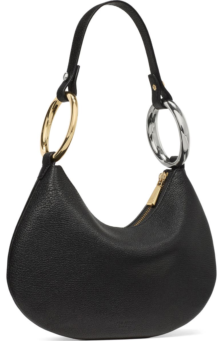 Kate Spade New York the bangle pebbled leather shoulder bag, Alternate, color,