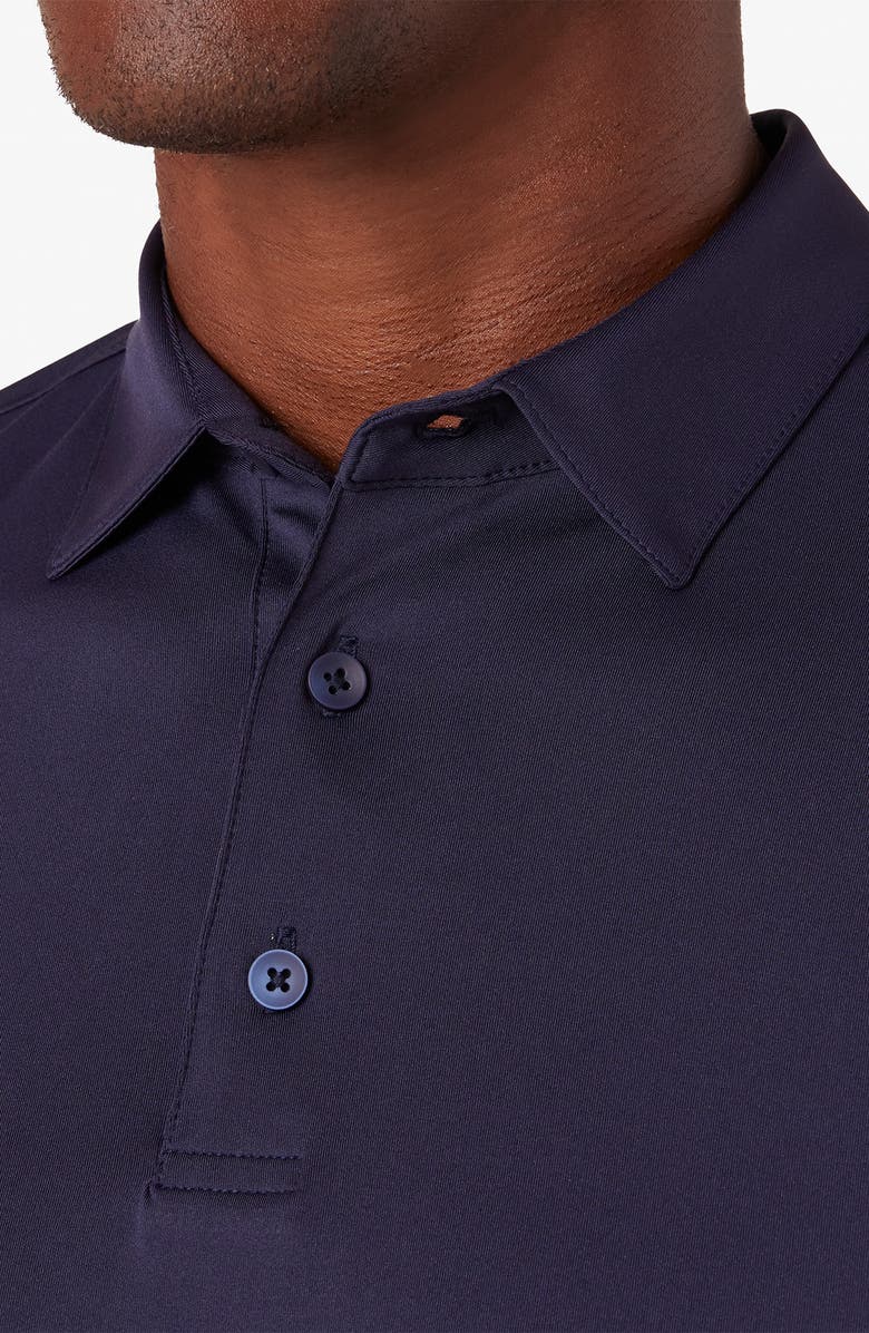 Mizzen+Main Versa Short Sleeve Polo, Alternate, color, Navy Solid
