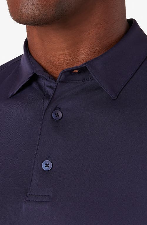 Mizzen + Main Mizzen+main Versa Short Sleeve Polo In Blue