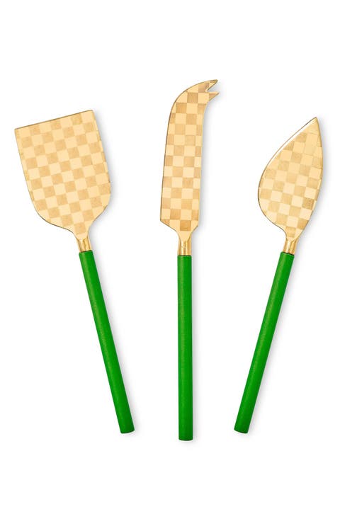 Emerald 3-Piece Cheese Knife Set
