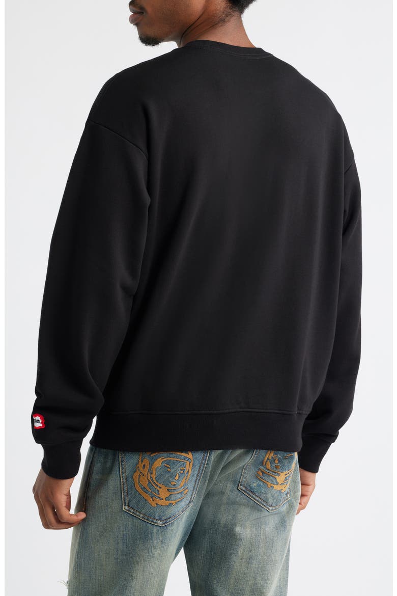 Roll Graphic Sweatshirt, Alternate, color, BLACK