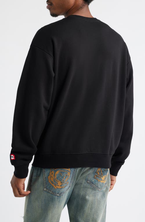 Icecream Roll Graphic Sweatshirt In Black