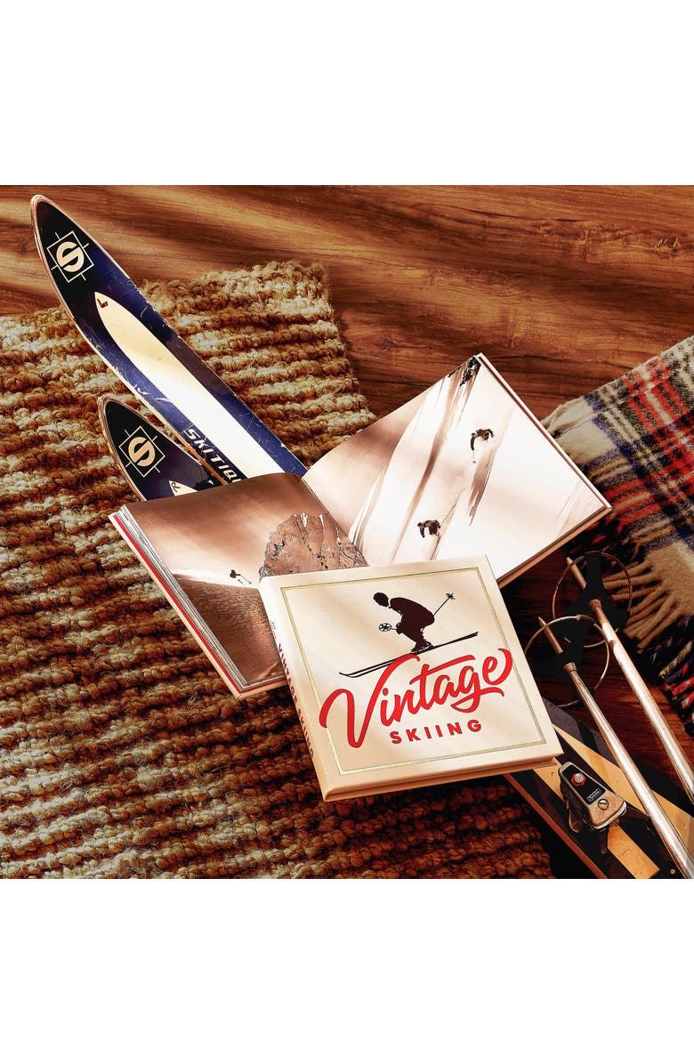 Graphic Image Vintage Skiing Nostalgic Images from the Golden Age of Skiing Leather Edition, Alternate, color, Cloud