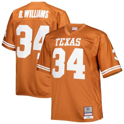 Men's Mitchell & Ness Ricky Williams Texas Orange Texas Longhorns Big & Tall Throwback Jersey