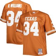 Mitchell & Ness Men's Mitchell & Ness Ricky Williams Texas Orange Texas Longhorns Big & Tall Throwback Jersey