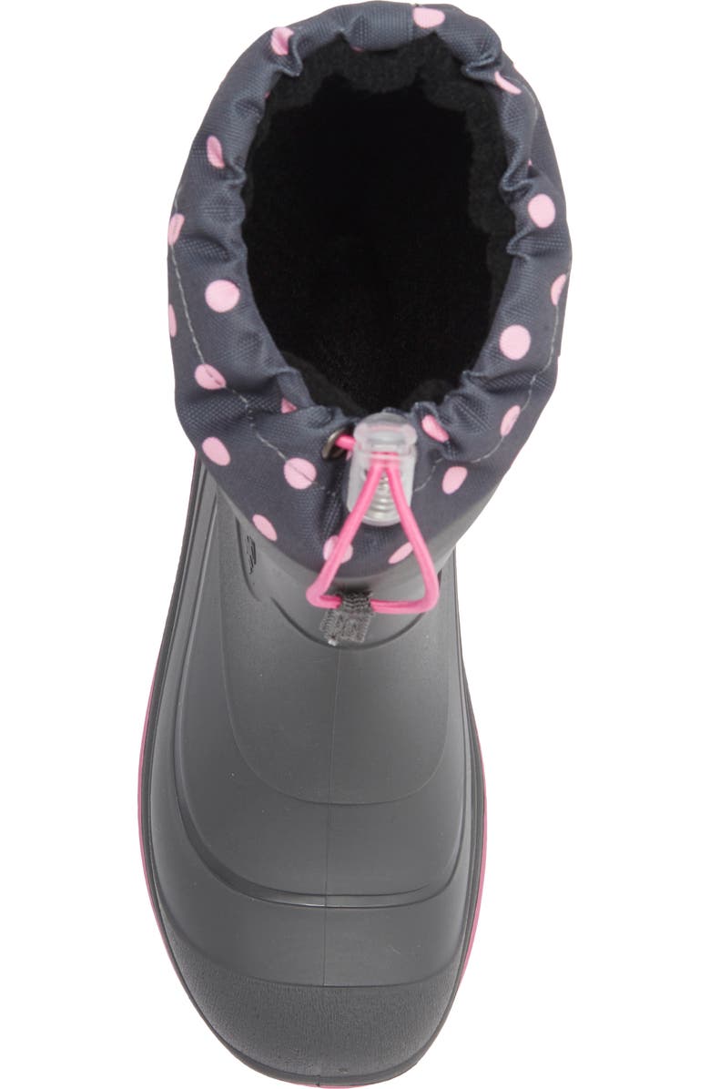 Kamik Kids' Snobuster 2 Waterproof Snow Boot, Alternate, color, Charcoal/ Magenta