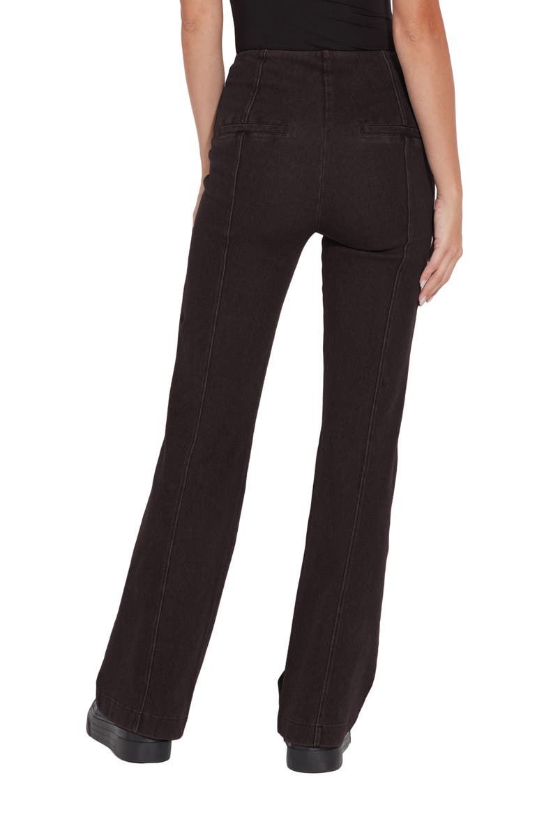 'Lyssentials Wide Leg Denim Trousers, Alternate, color, DOUBLE ESPRESSO
