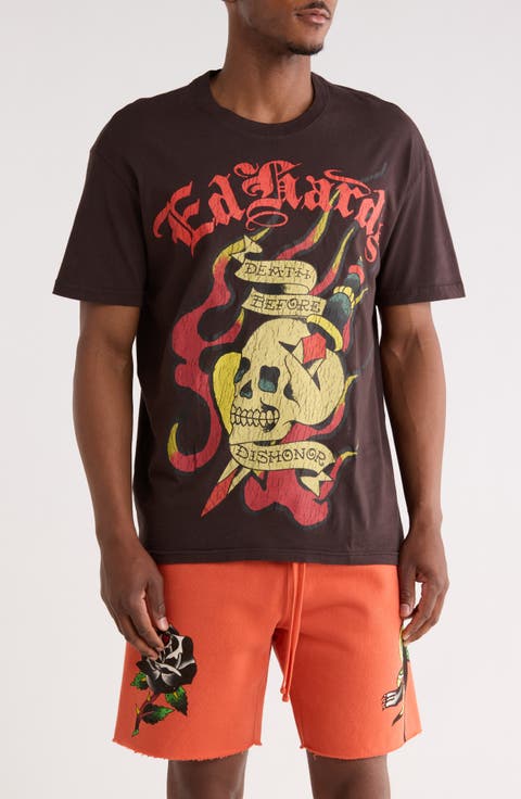 Dagger Skull Graphic T-Shirt