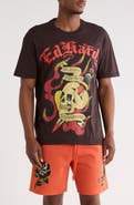 Ed Hardy Dagger Skull Graphic T-Shirt
