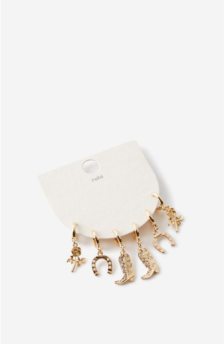 Rubi Shoes 3Pk Small Earring, Alternate, color, 