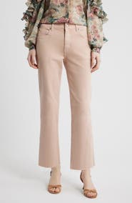 KOBI HALPERIN Mika High Waist Raw Hem Pants