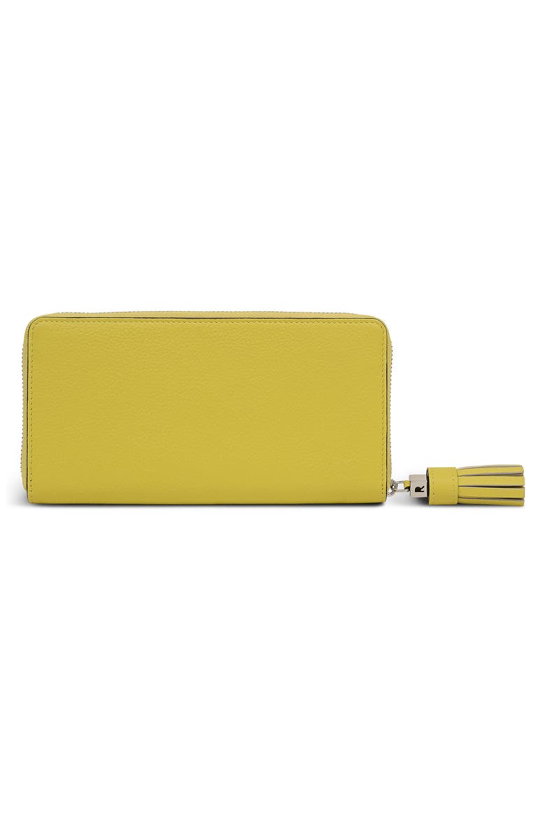 Noble Alley Large Zip Wallet, Alternate, color, LIMONCELLO