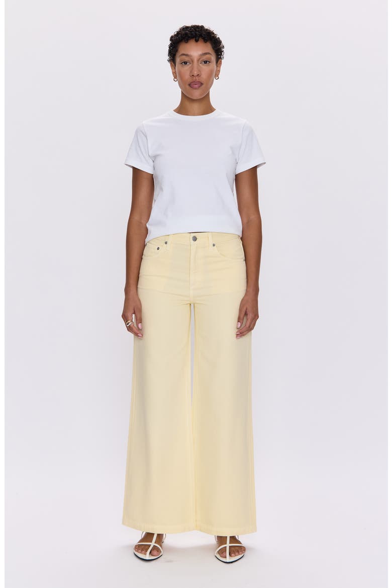 Jadyn Wide Leg Jeans, Alternate, color, LEMONADE