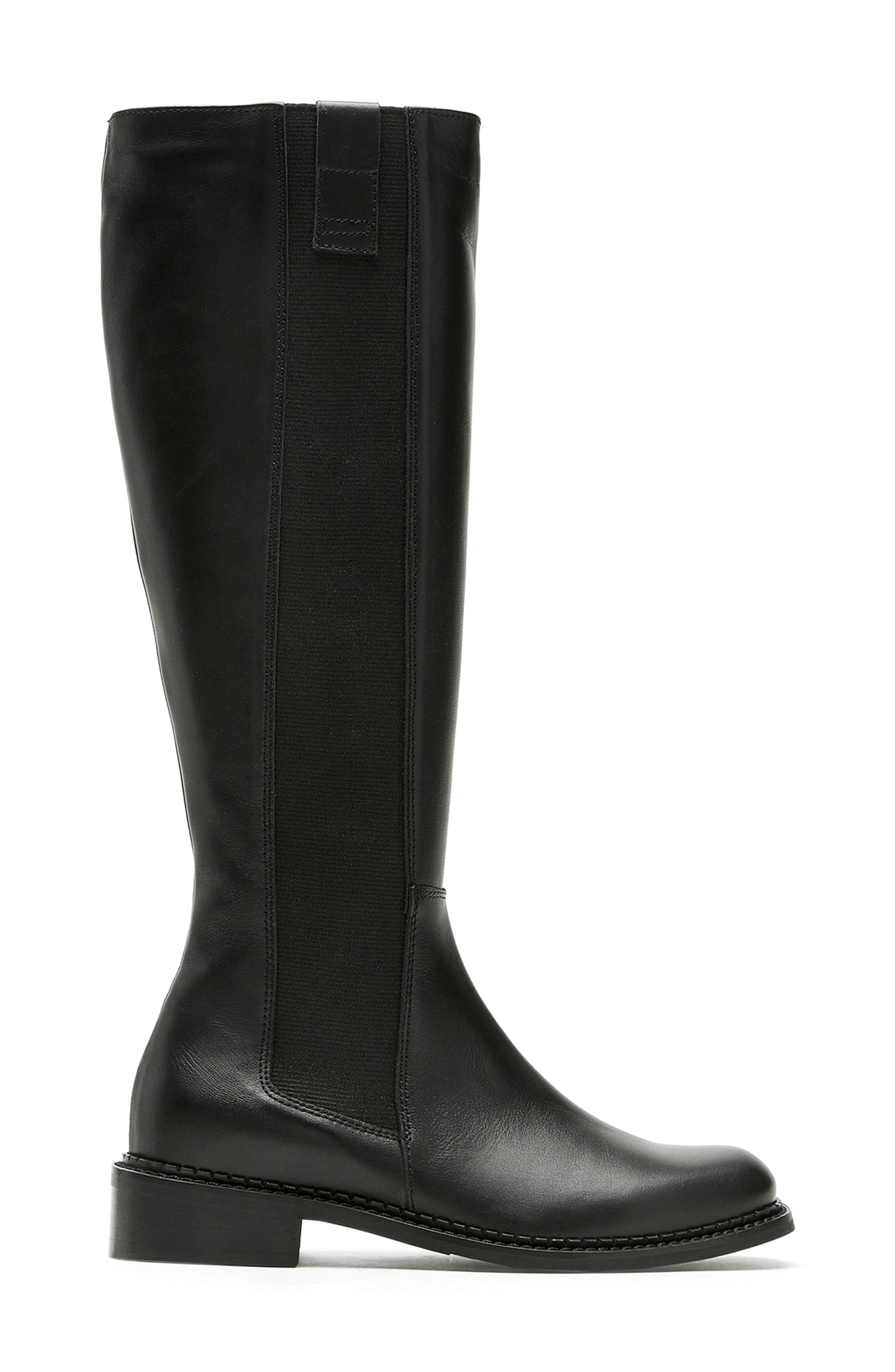 La Canadienne Story City Dry<sup>™</sup> Waterproof Knee High Chelsea Boot, Alternate, color, Black Leather