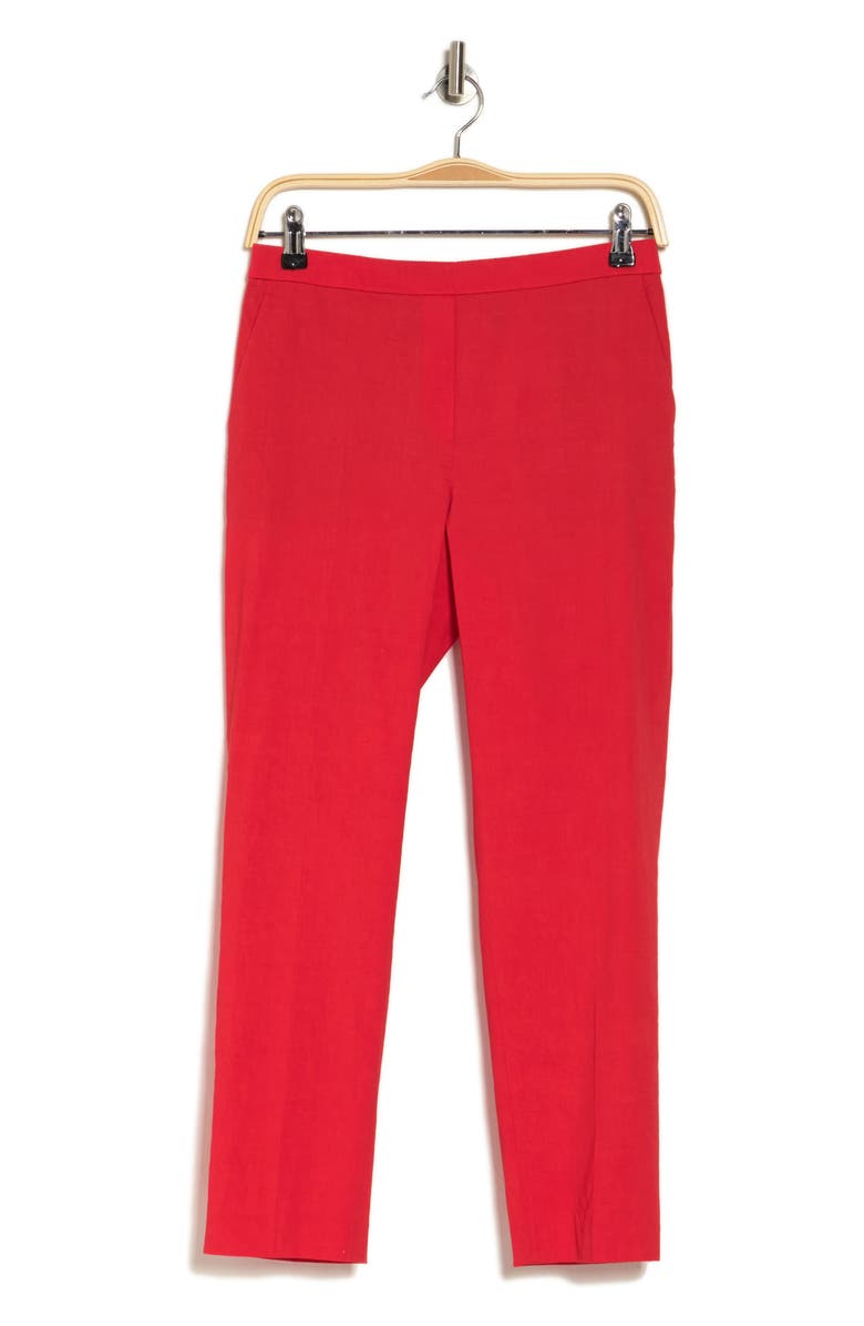 Theory Treeca Linen Blend Pull-On Pants, Alternate, color, 