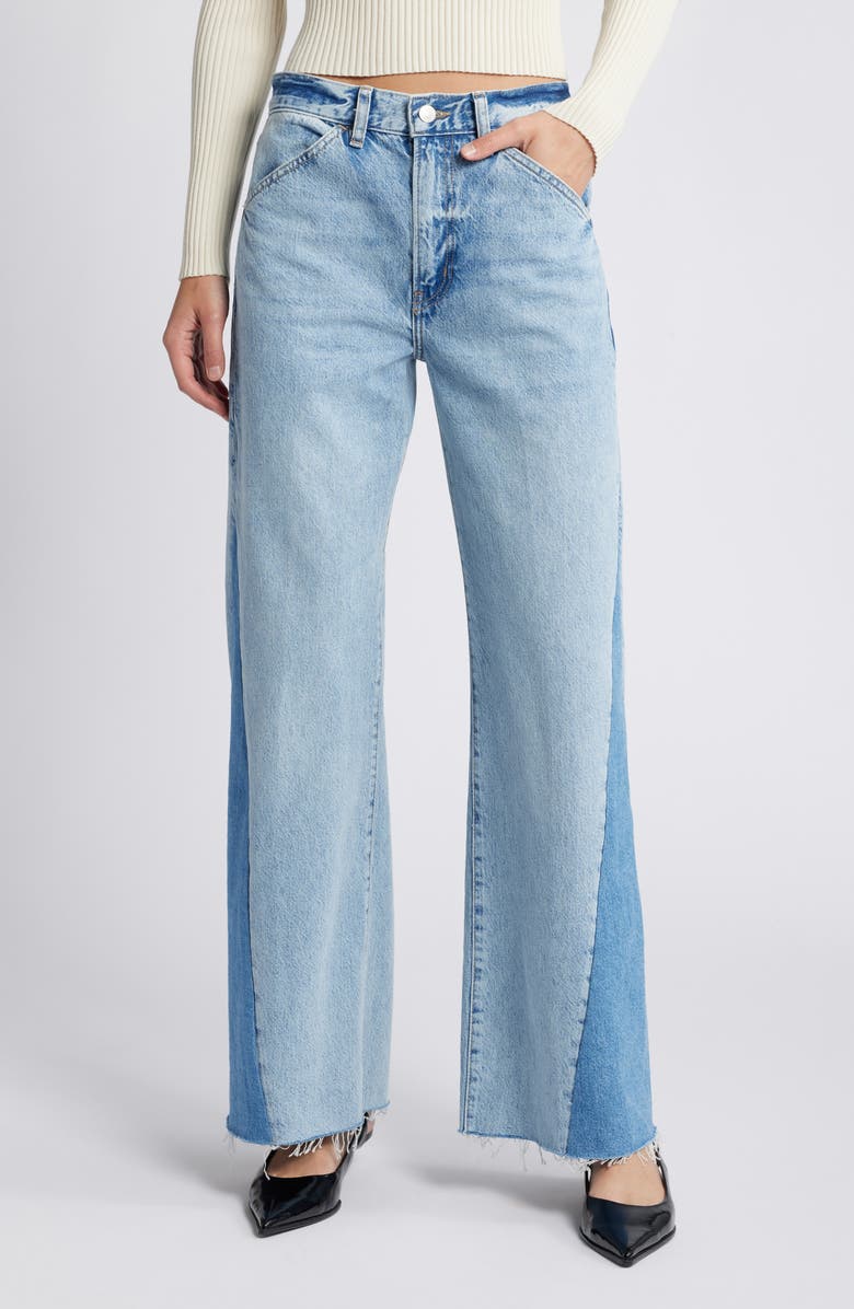FRAME Le Baggy Palazzo High Waist Wide Leg Jeans, Main, color, 