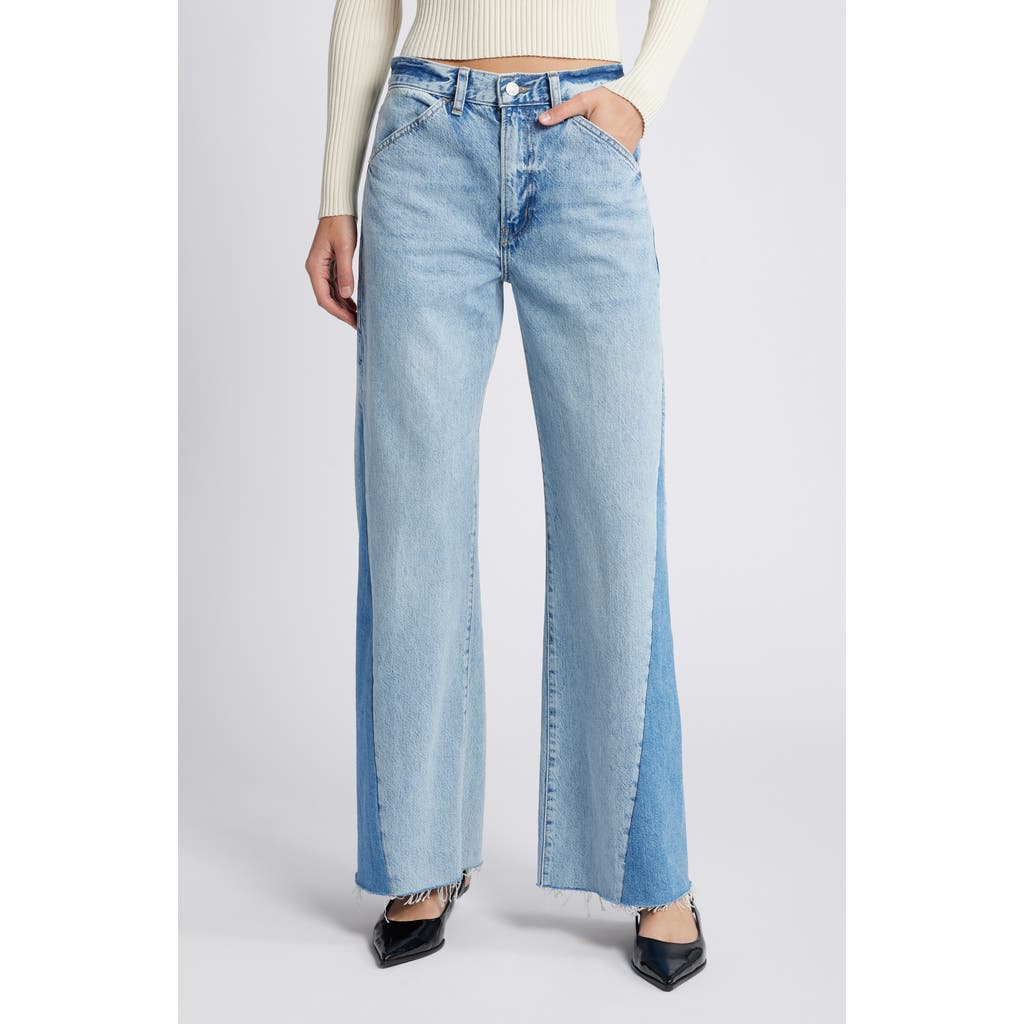 Frame Le Baggy Palazzo High Waist Wide Leg Jeans In Fairytale