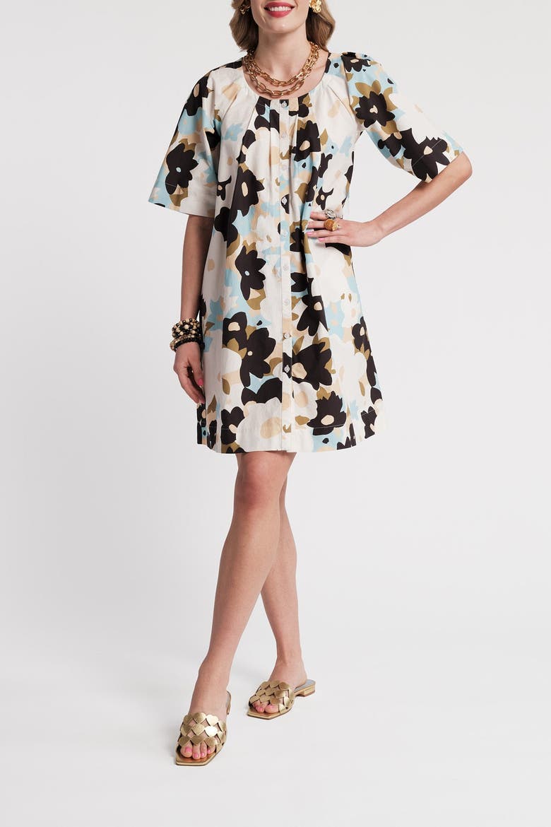 Zoe Dress Morning Dew, Main, color, Blue/Multi