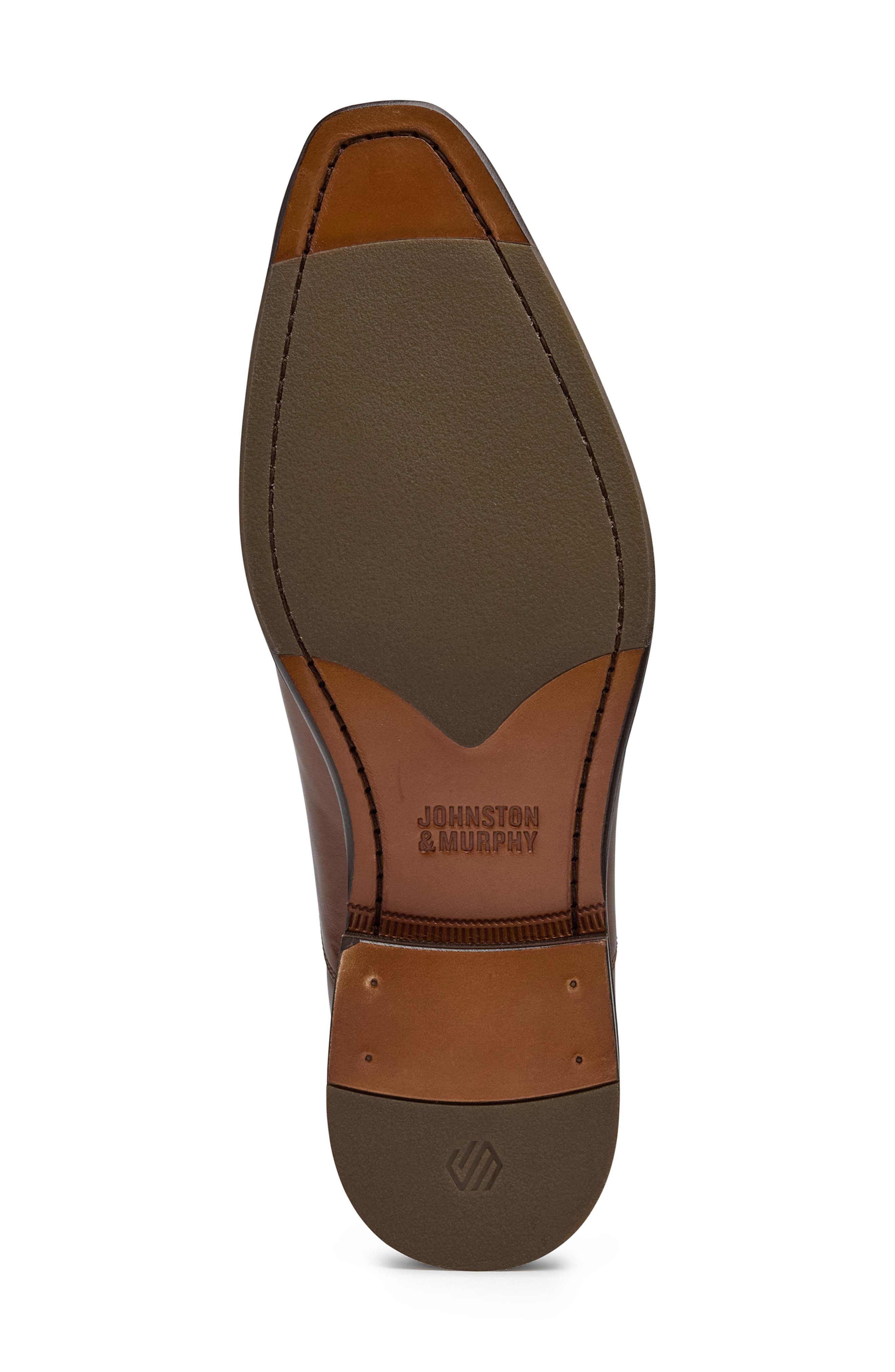 Johnston & Murphy Sullivan Plain Toe Derby, Alternate, color, Tan Italian Calfskin