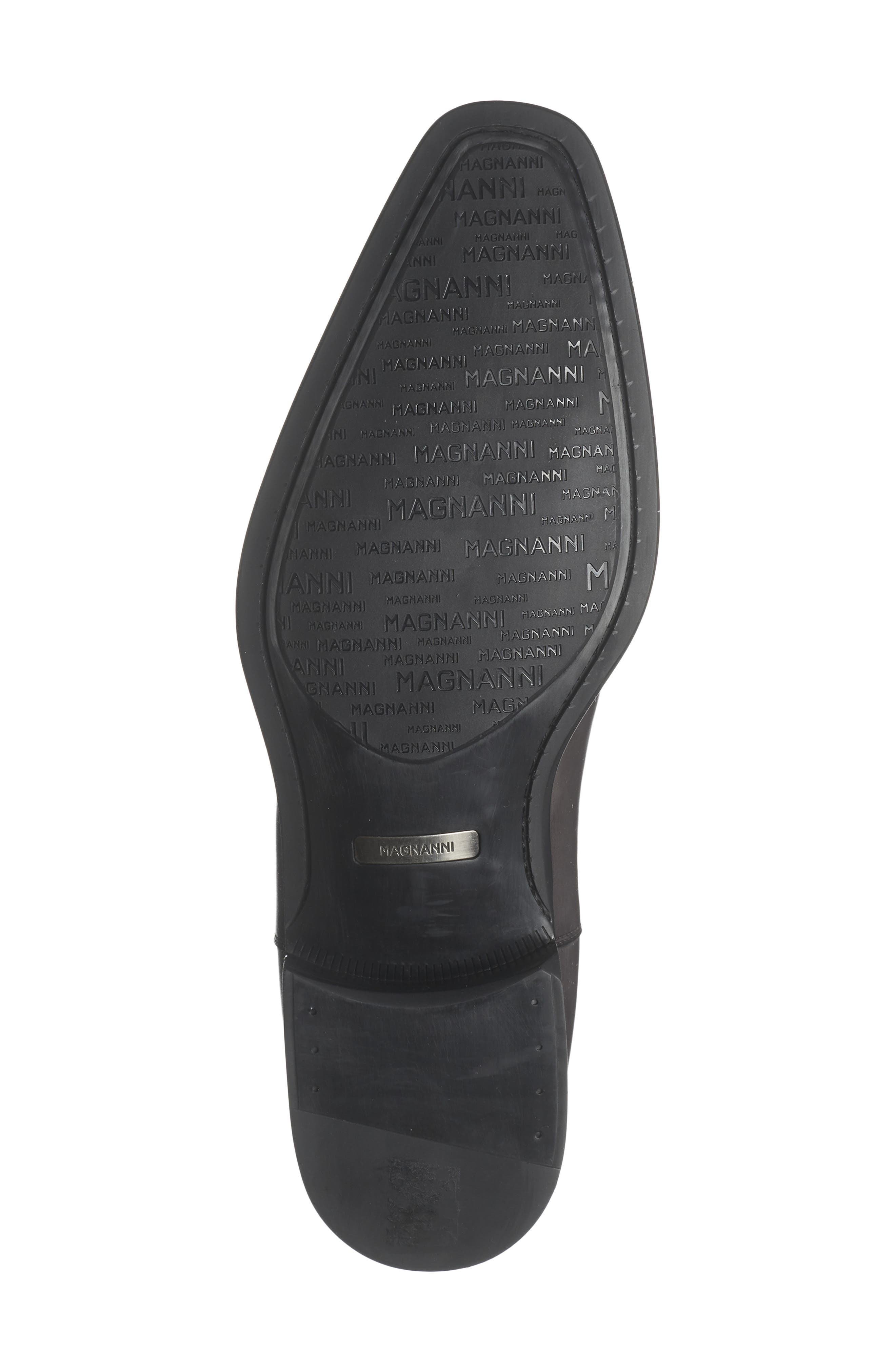 Magnanni Burlo Leather Chelsea Boot, Alternate, color, Grey Suede