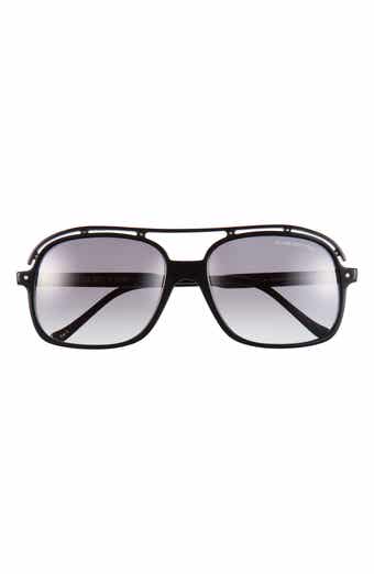 1376 59mm Gradient Aviator Sunglasses