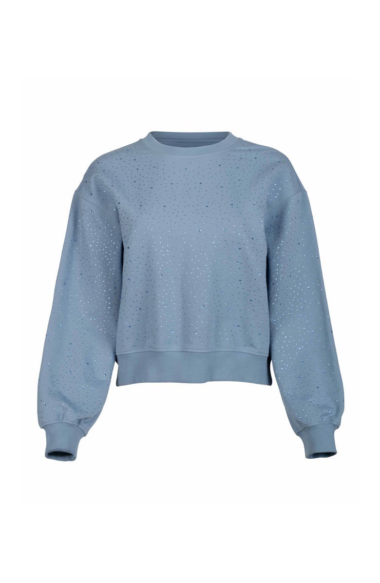 Generation Love Colby Compact Crystal Sweatshirt, Main, color, Blue
