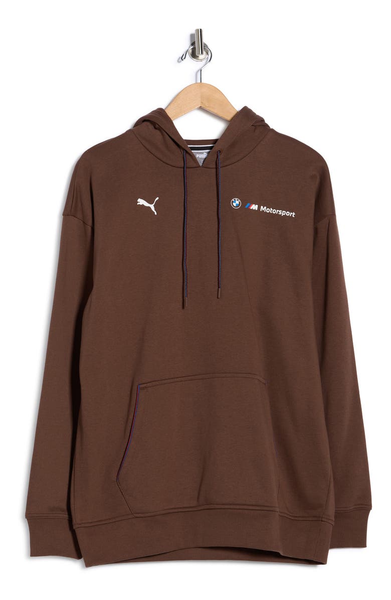 PUMA BMW Fleece Hoodie, Alternate, color, Espresso Brown
