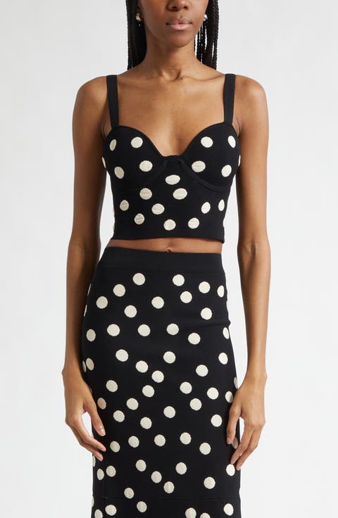 Tula Polka Dot Crop Camisole