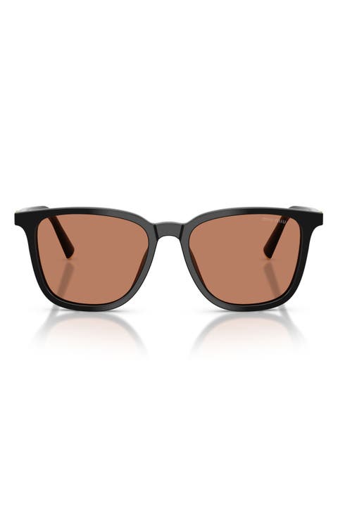53mm Square Sunglasses