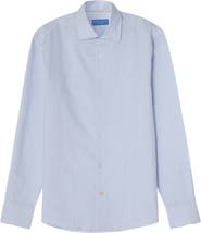 Robert Talbott Reynolds Ultra Light Weight Brushed Fine Stripe Shirt