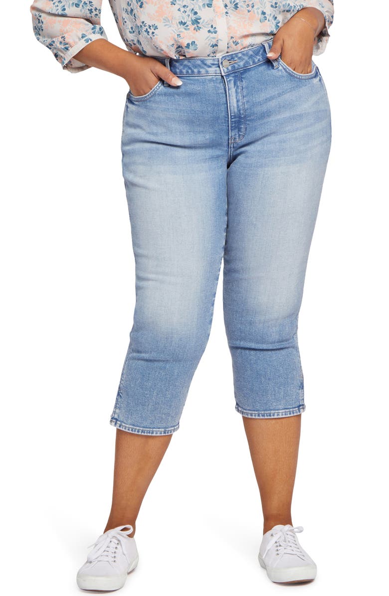 NYDJ Chloe High Waist Capri Jeans, Main, color, Quinta