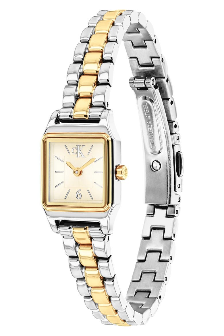 Soft Form Bracelet Watch, 17mm, Alternate, color, CHAMPAGNE