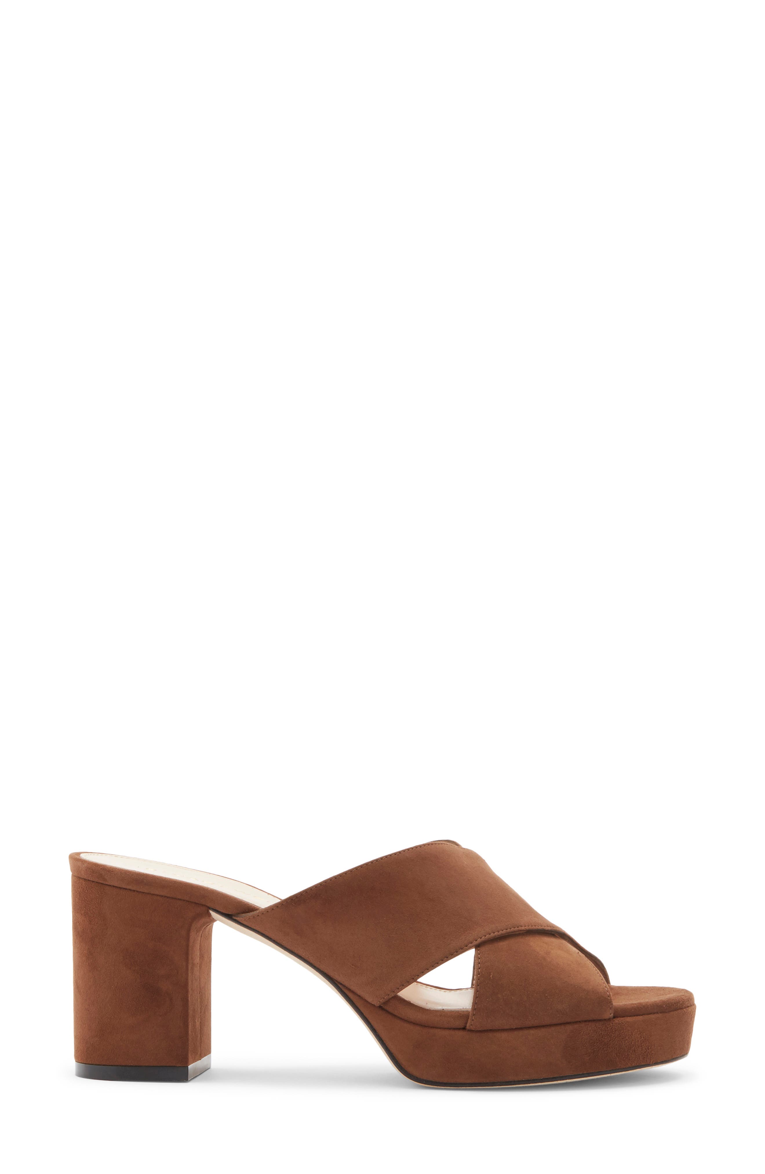 Stuart Weitzman <p>Dayna Platform Sandal (Women)</p>, Alternate, color, Cigar