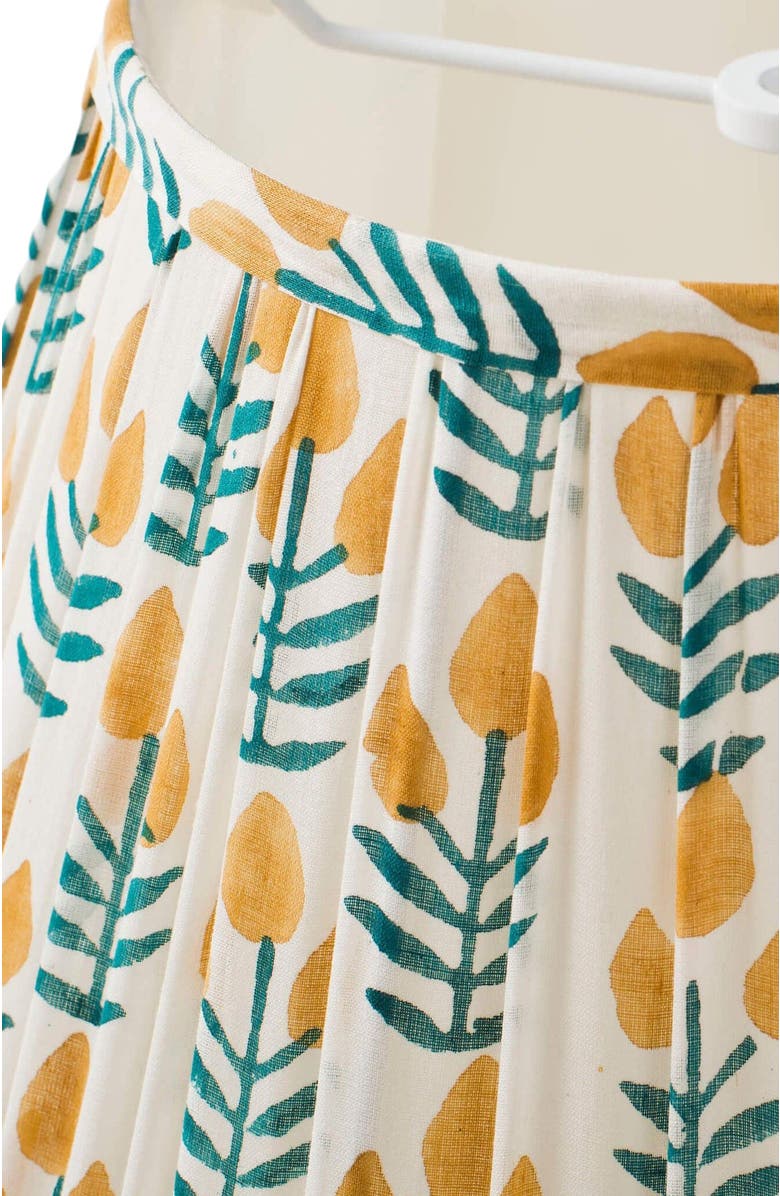 Mela Artisans Meadow Pleated Lamp Shade, Alternate, color, White