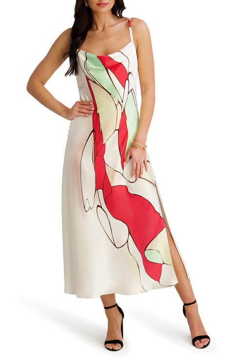Cowl Neck Midi Dress