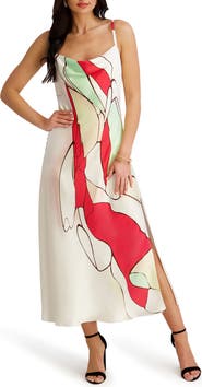 Siena Cowl Neck Midi Dress