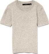 VERO MODA Mirla Short Sleeve Cable Knit Sweater