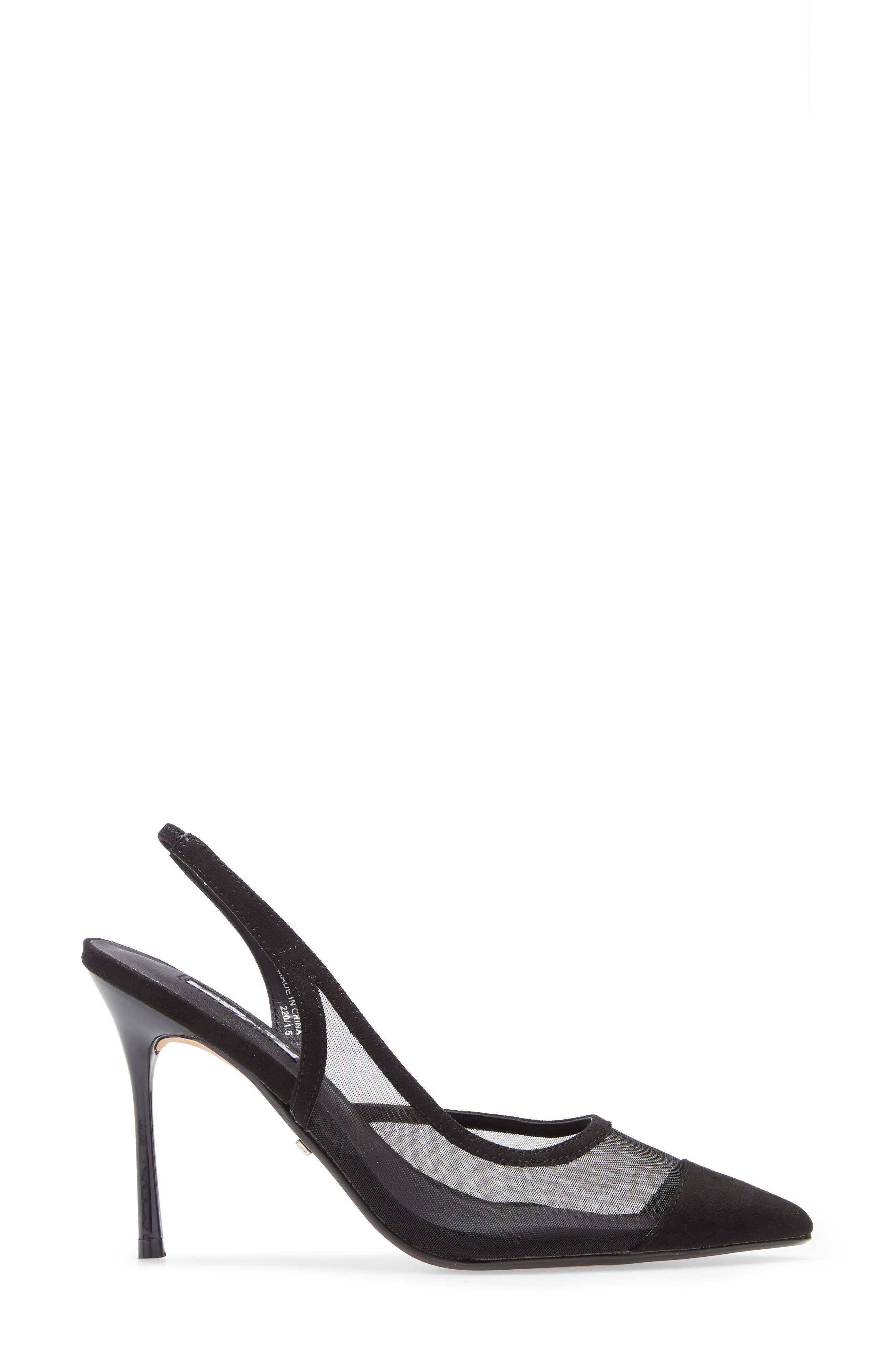 Topshop Fate Pointed Toe Mesh Pump, Alternate, color, 