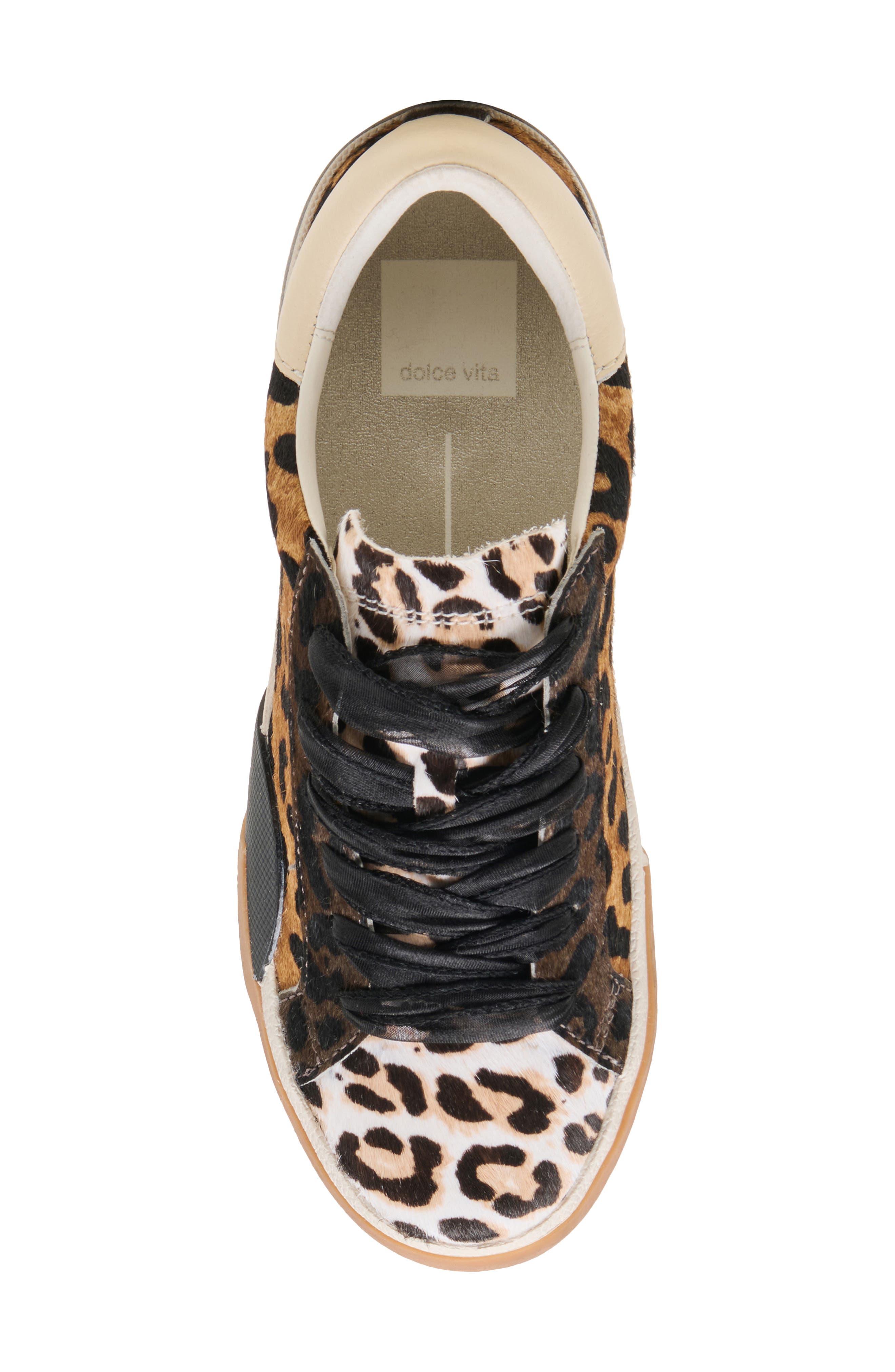 Zina Sneaker, Alternate, color, TAN MULTI CALF HAIR