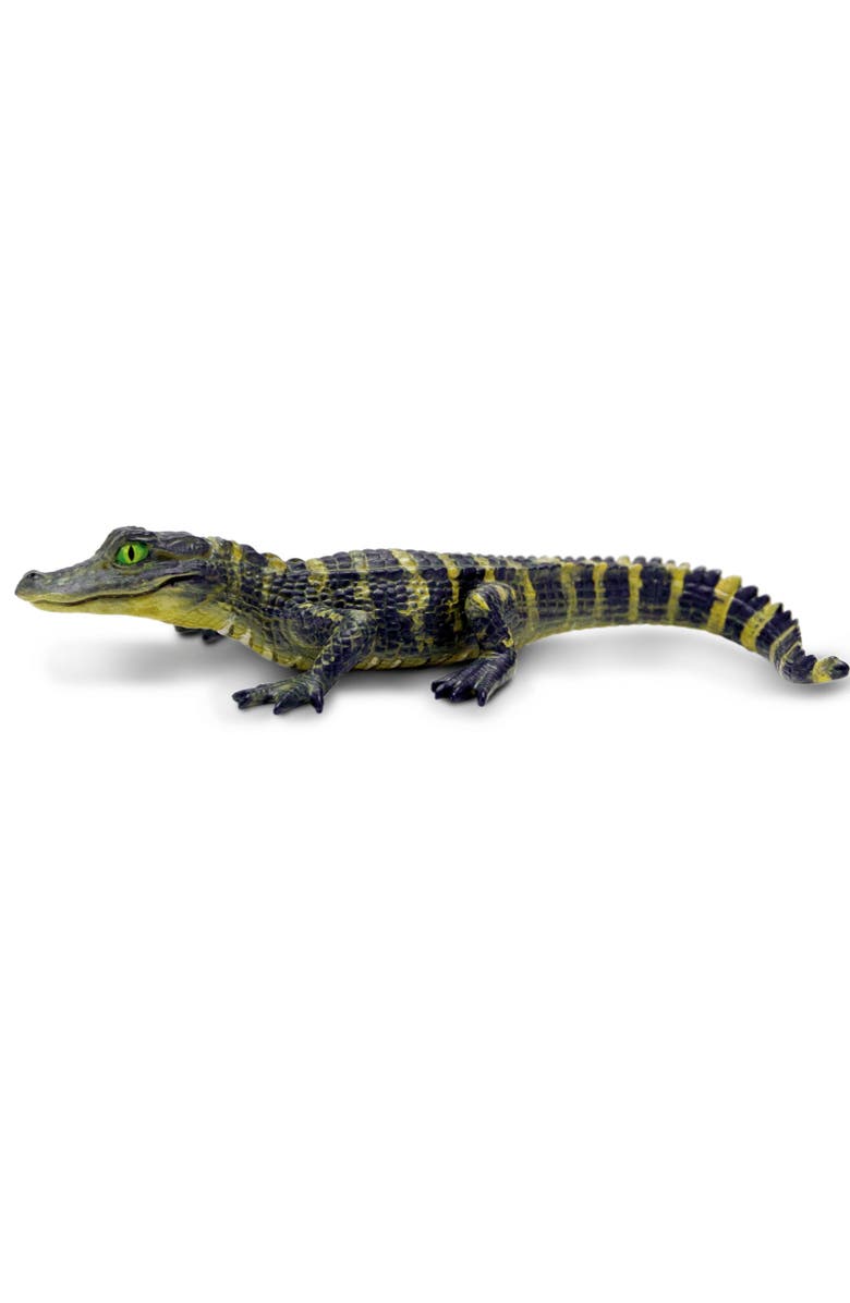Safari Ltd. Alligator Baby Wildlife Kids Toy Figure, Alternate, color, NO COLOR