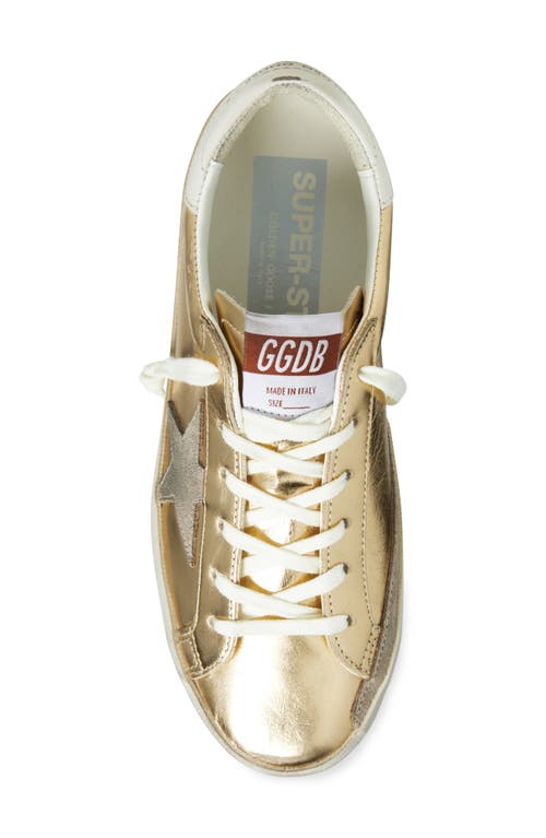 Golden Goose Super-star Metallic Low Top Sneaker In Multi