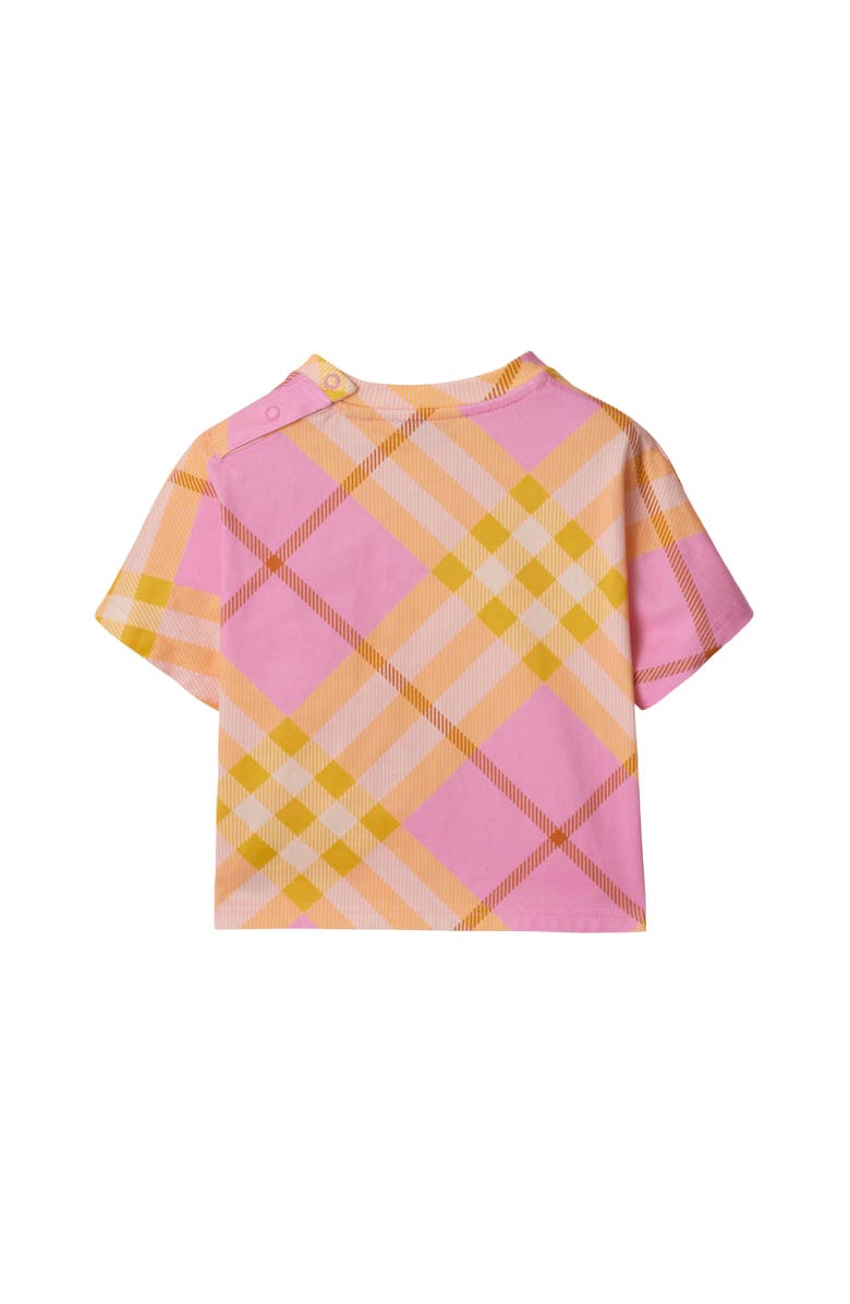 Burberry Check Cotton T-shirt, Alternate, color, 