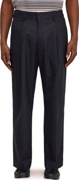 NN07 Kay 10037 Pinstriped Pleated Trousers