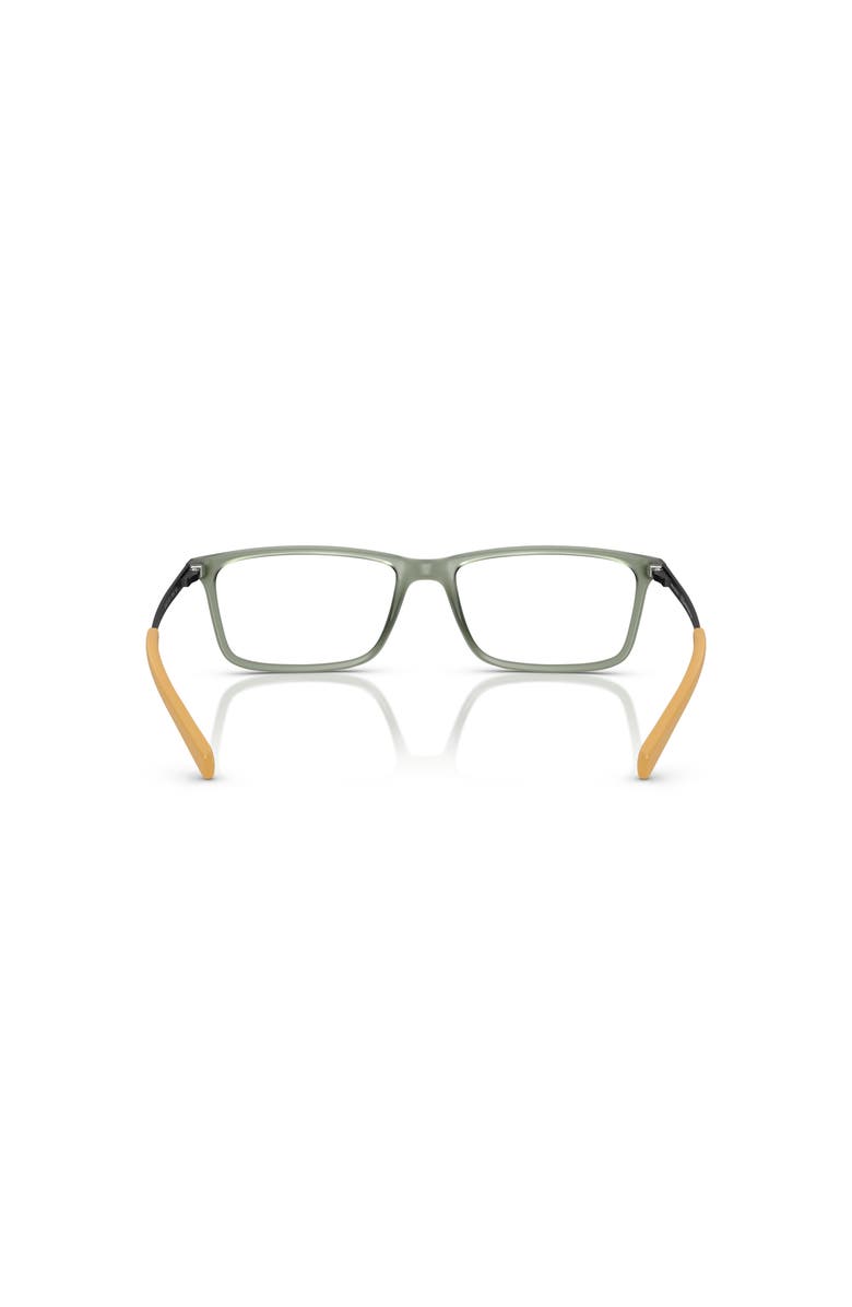 Armani Exchange 55mm Rectangle optical glasses, Alternate, color, Green