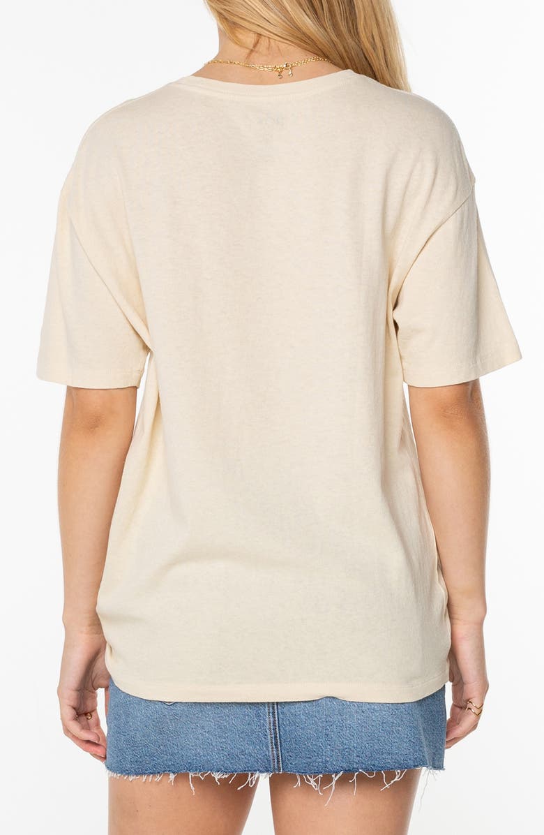 Roxy Salt Soul Oversize Cotton Graphic T-Shirt, Alternate, color, Egret Salt Soul