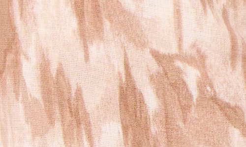 Halogen ® Gauze Textured Faux Wrap Top In Oxford Tan Marble
